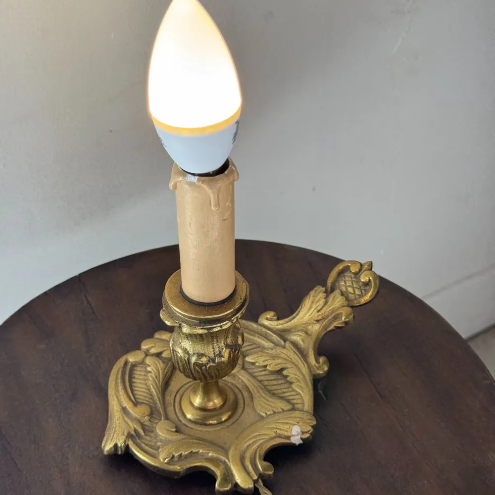 Table lamps - Small antique classic gold table lamp, H17 D12 - OFFICE OBJETS