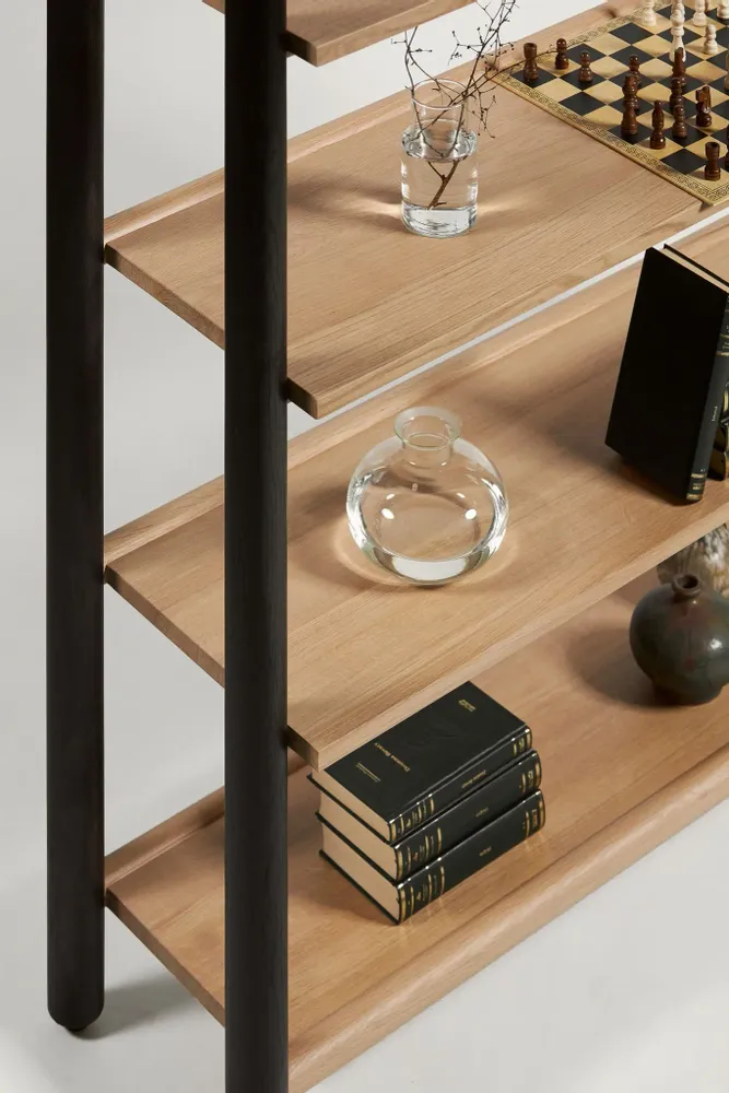 Buffets - Steekla Shelving Unit Chêne Naturel - ARBORE BY CAREL WOODWORKS