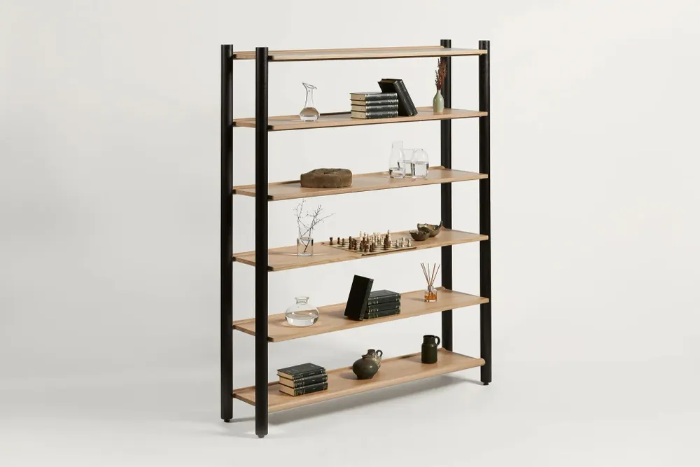 Buffets - Steekla Shelving Unit Chêne Naturel - ARBORE BY CAREL WOODWORKS