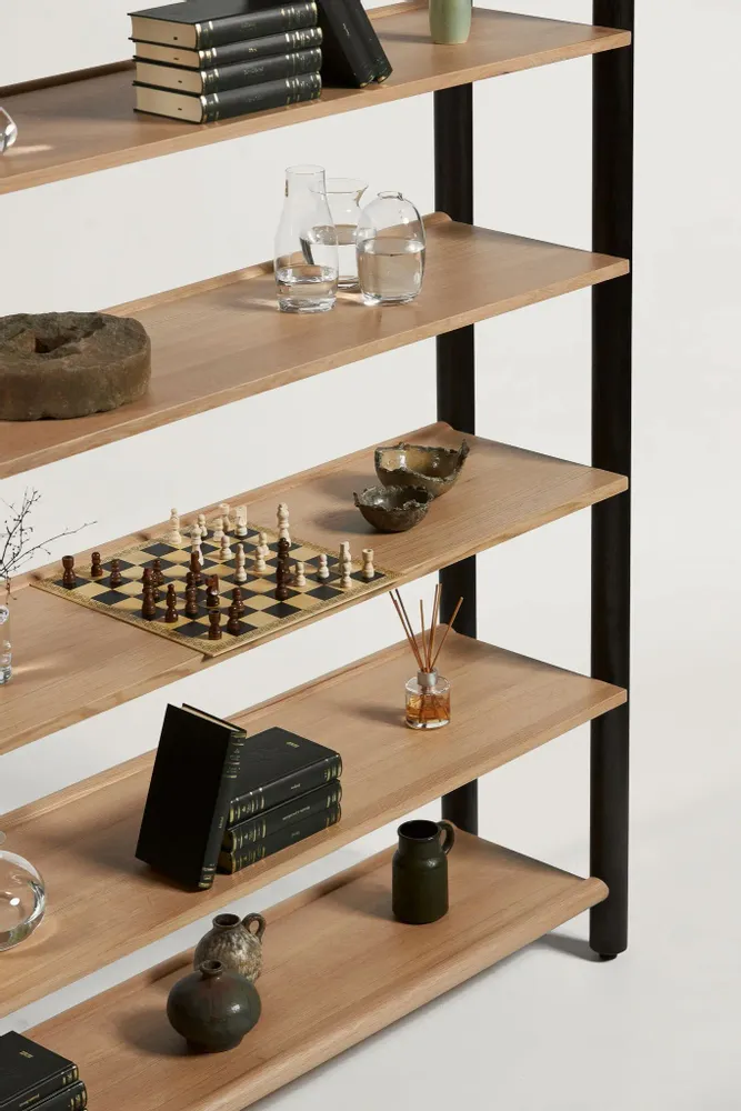 Buffets - Steekla Shelving Unit Chêne Naturel - ARBORE BY CAREL WOODWORKS