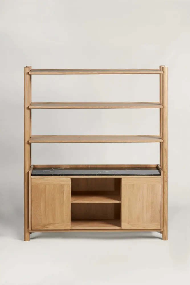Buffets - Steekla Storage Unit w Marble Chêne - ARBORE BY CAREL WOODWORKS