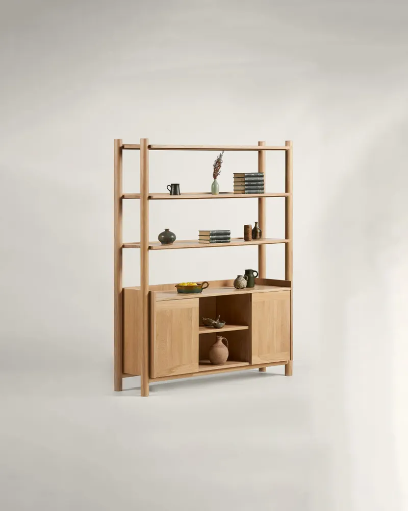 Buffets - Steekla Storage Unit w Marble Chêne - ARBORE BY CAREL WOODWORKS
