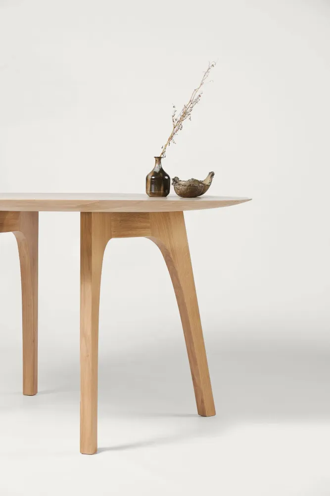 Dining Tables - heron Table Solid Oak - ARBORE BY CAREL WOODWORKS
