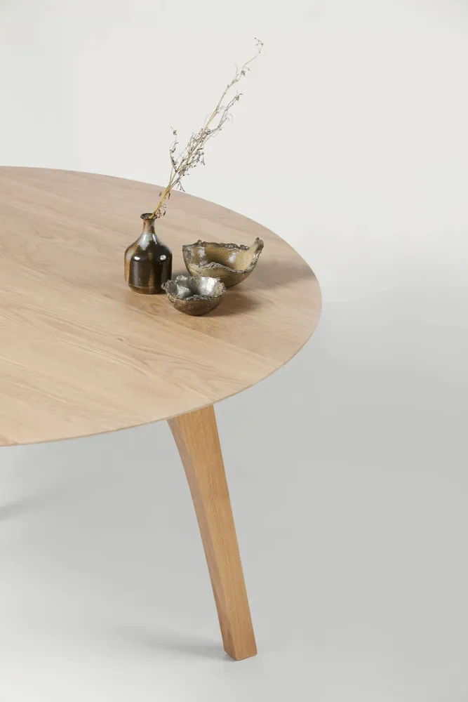 Dining Tables - heron Table Solid Oak - ARBORE BY CAREL WOODWORKS