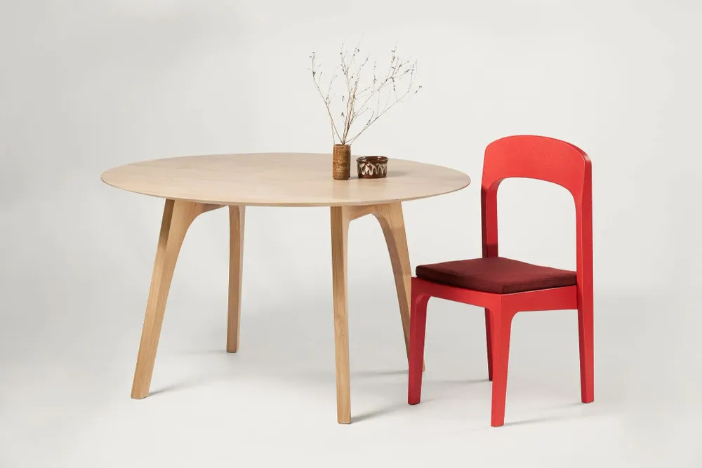 Dining Tables - heron Table Solid Oak - ARBORE BY CAREL WOODWORKS