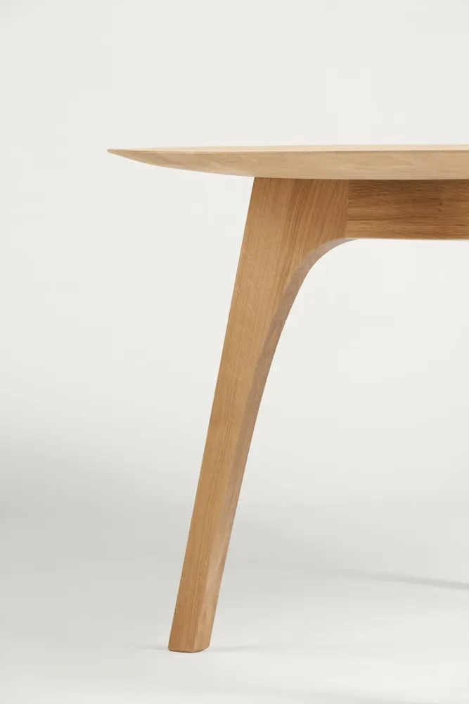 Dining Tables - heron Table Solid Oak - ARBORE BY CAREL WOODWORKS