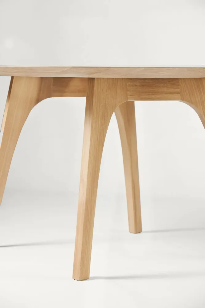 Dining Tables - heron Table Solid Oak - ARBORE BY CAREL WOODWORKS