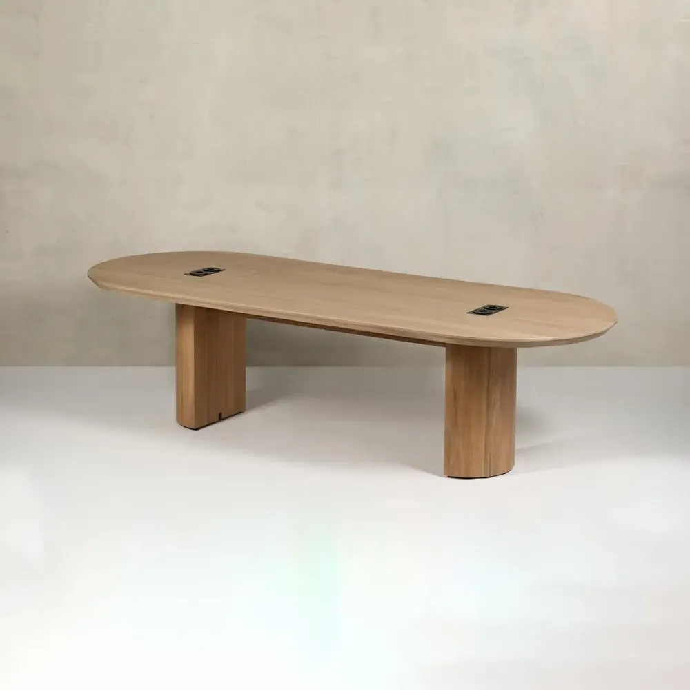 Tables Salle à Manger - Quantum Conference Chêne massif Naturel - ARBORE BY CAREL WOODWORKS