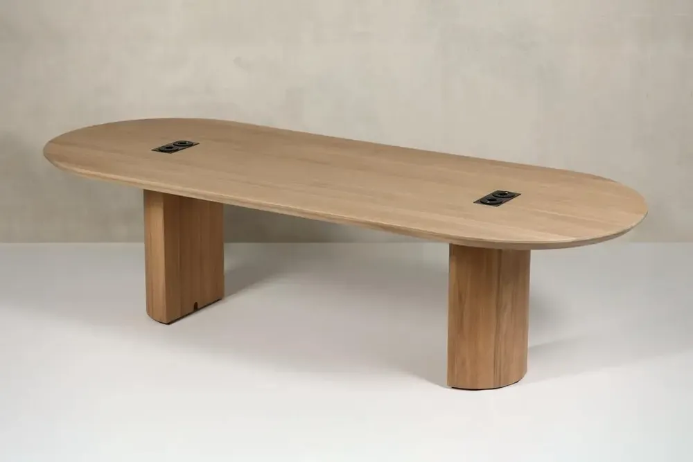 Tables Salle à Manger - Quantum Conference Chêne massif Naturel - ARBORE BY CAREL WOODWORKS