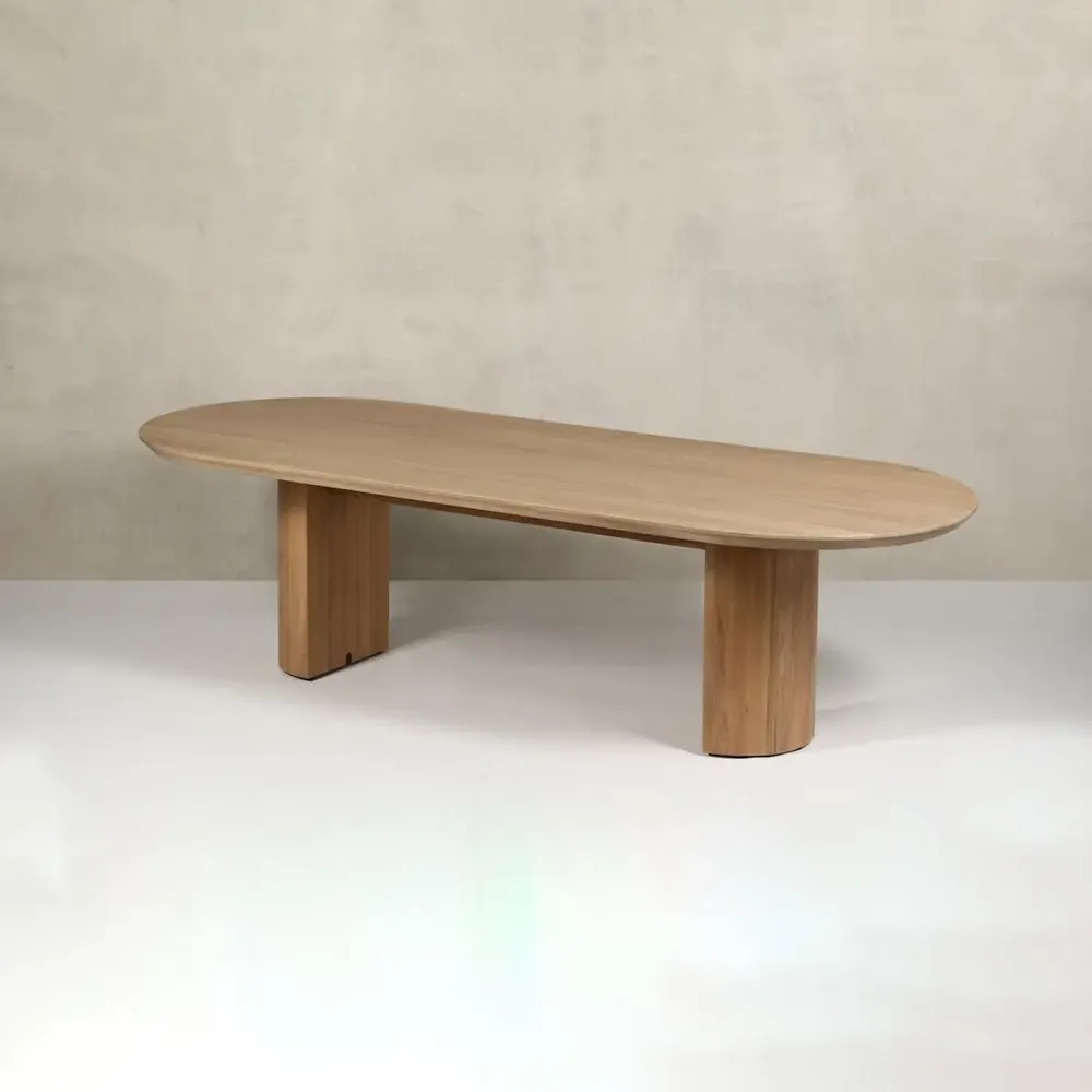 Tables Salle à Manger - Quantum Dining Chêne massif Naturel - ARBORE BY CAREL WOODWORKS