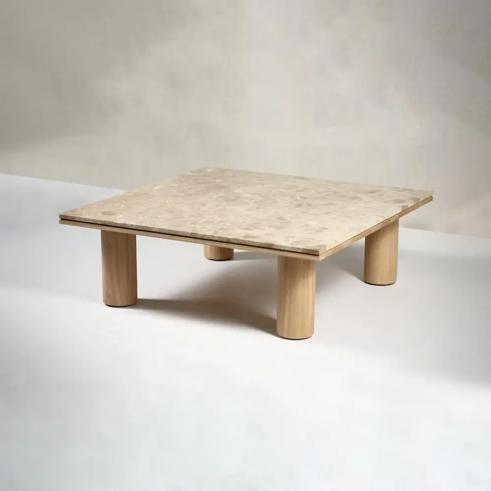 Tables basses - Yzma Chêne + Marbre Naturel - ARBORE BY CAREL WOODWORKS