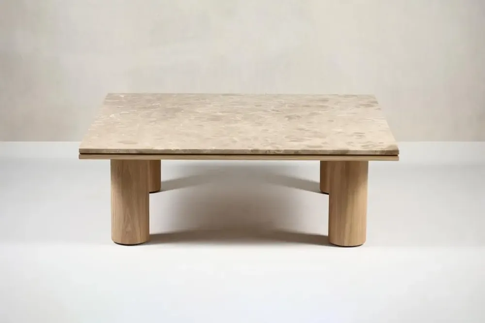 Tables basses - Yzma Chêne + Marbre Naturel - ARBORE BY CAREL WOODWORKS