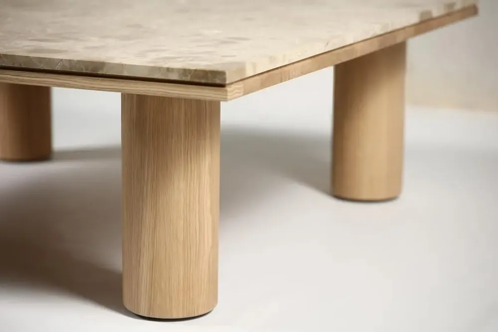 Tables basses - Yzma Chêne + Marbre Naturel - ARBORE BY CAREL WOODWORKS