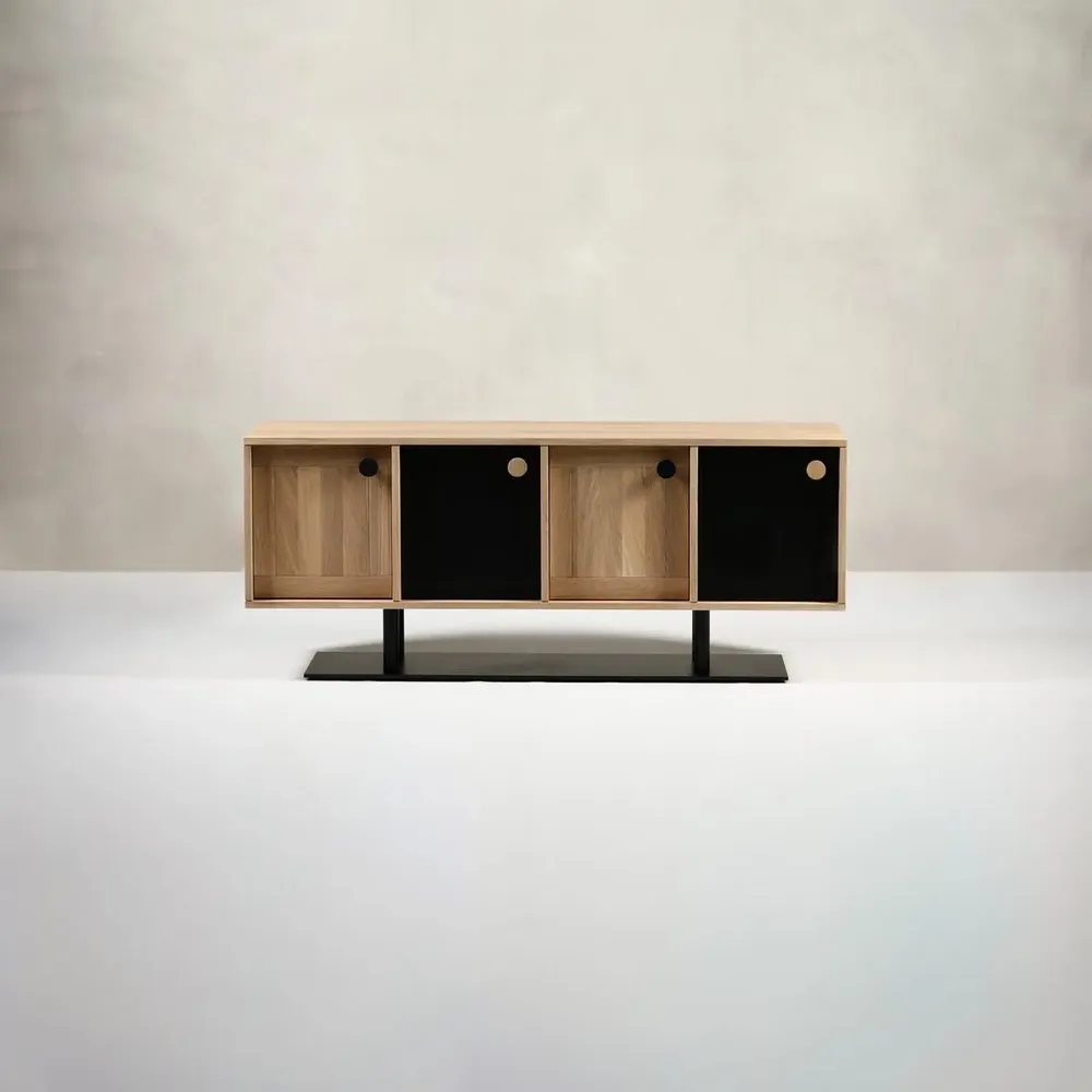 Sideboards - Buttons 2 Oak + Metal Natural - ARBORE BY CAREL WOODWORKS