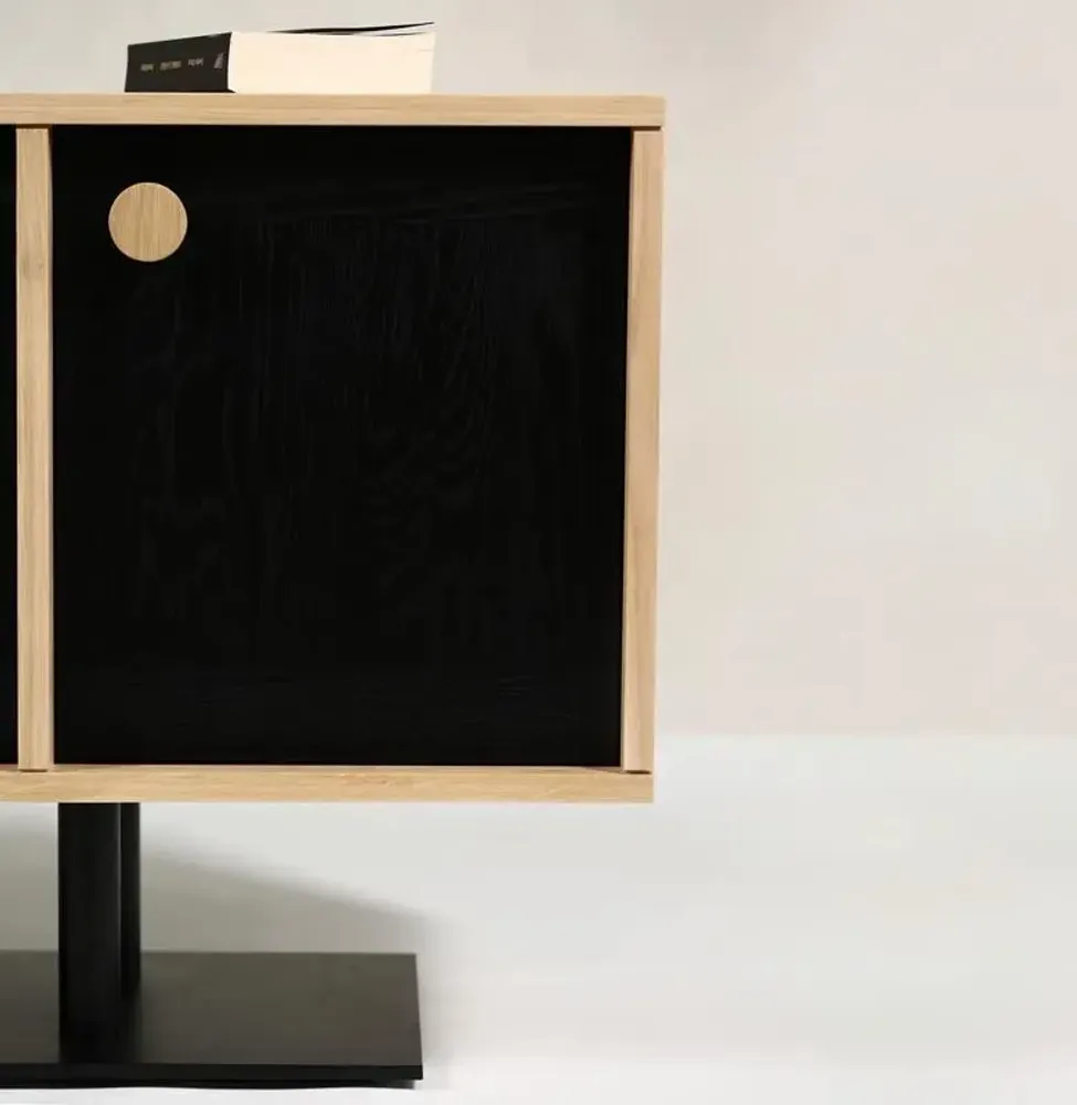 Sideboards - Buttons 1 Oak + Metal Natural - ARBORE BY CAREL WOODWORKS