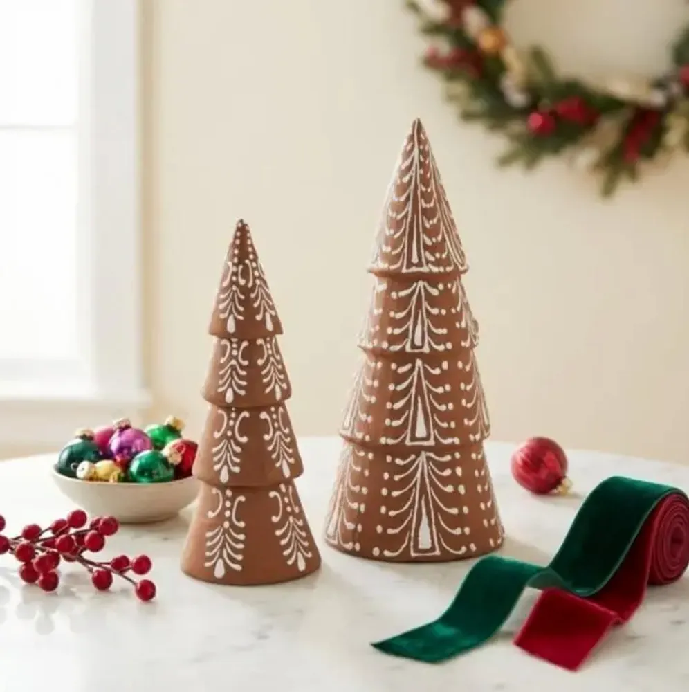 Other Christmas decorations - Papier-mâché Gingerbread Christmas Village - BE HOME