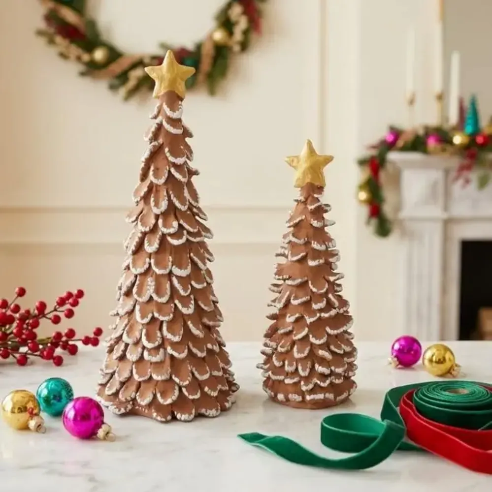 Other Christmas decorations - Papier-mâché Gingerbread Christmas Village - BE HOME