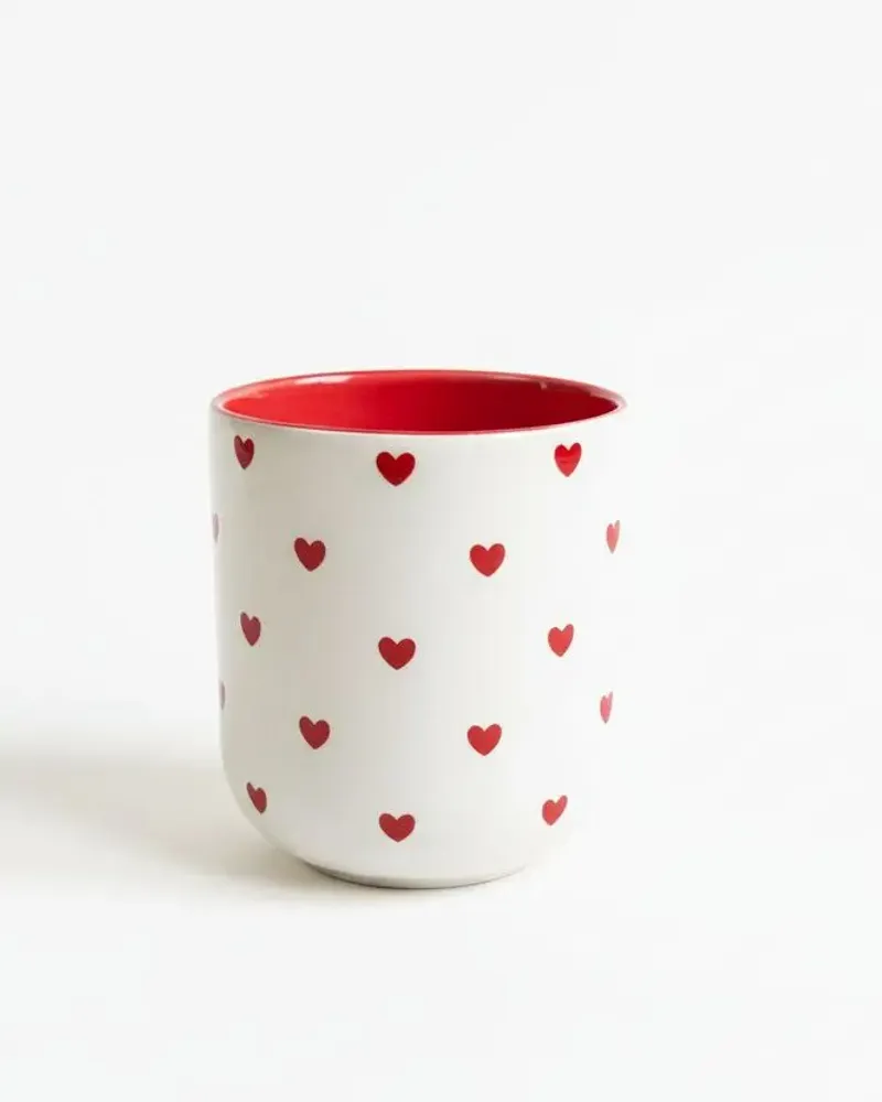 Mugs - Ceramic Hearts Espresso Cup - SOMNIA ATELIER