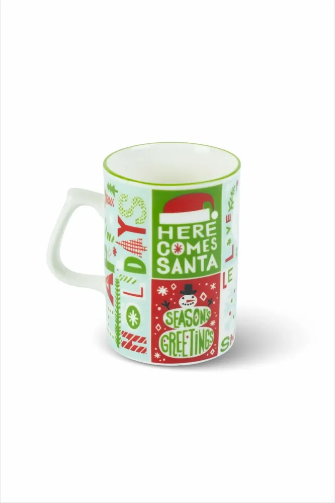 Mugs - Christmas Collection Porcelain Mugs - SOMNIA ATELIER
