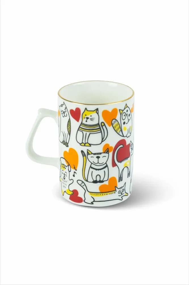Tasses et mugs - Cats and Dogs Porcelain Mugs - SOMNIA ATELIER