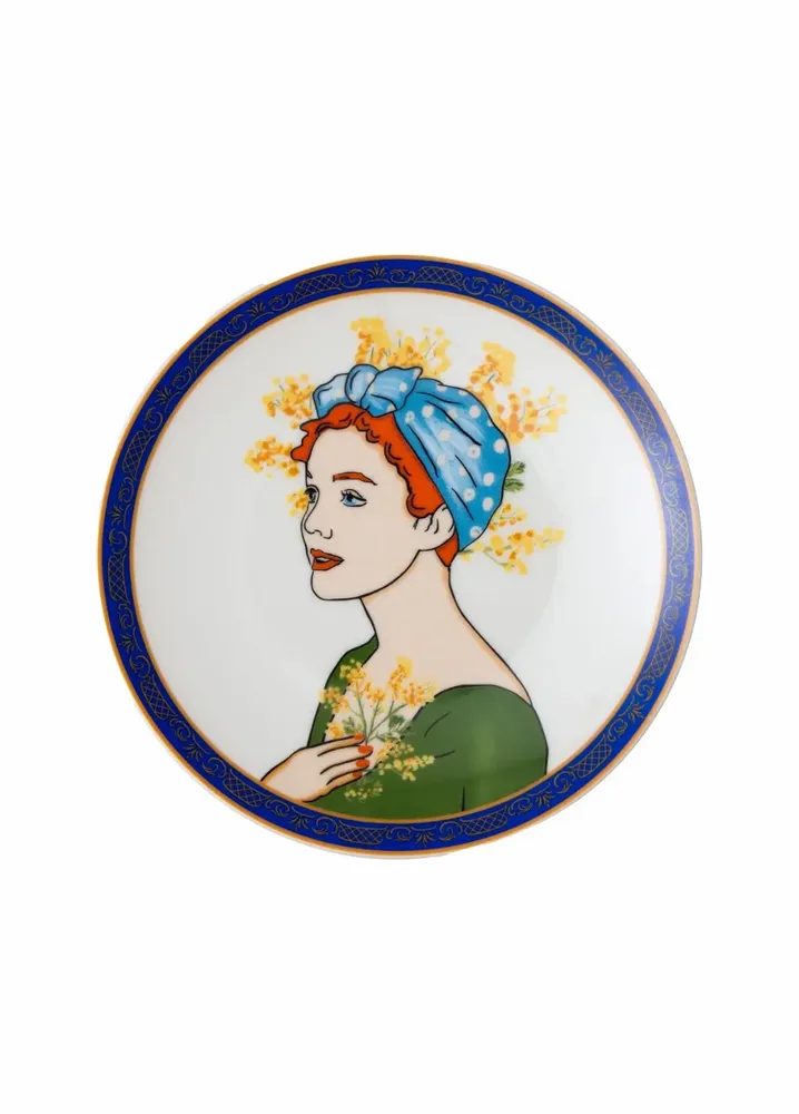 Everyday plates - Maison Mimosa Porcelain Coffee Set Collection - SOMNIA ATELIER