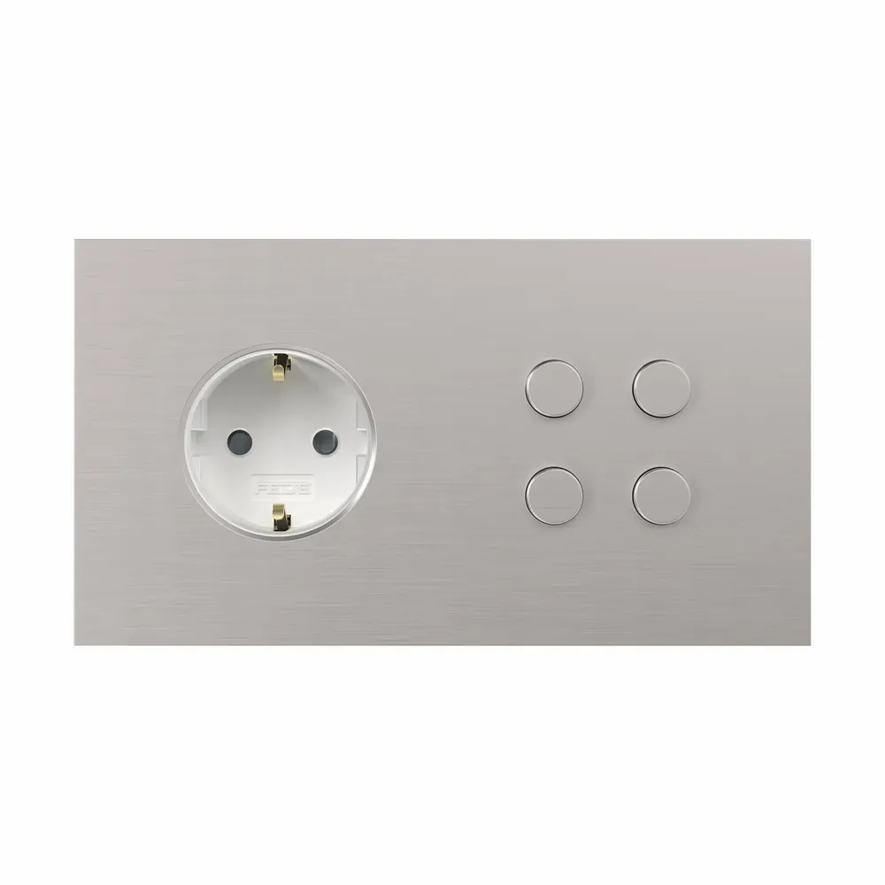 Recessed lighting - LIGHT AND BUTTON | ROUND BUTTON - FEDE