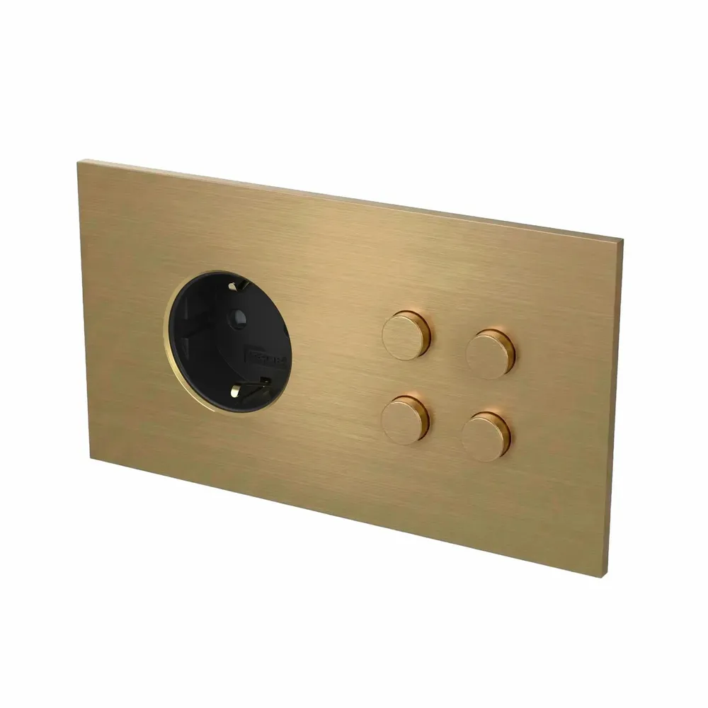 Recessed lighting - LIGHT AND BUTTON | ROUND BUTTON - FEDE