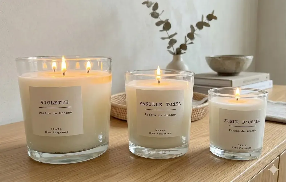 Bougies - Bougie Vintage 100% végétale. - DRAKE MANUFACTURE SA