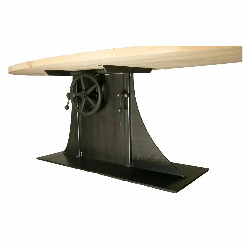 Tables de réunion - SL-043 Adjustable Central-Base Industrial Table - STURDY-LEGS