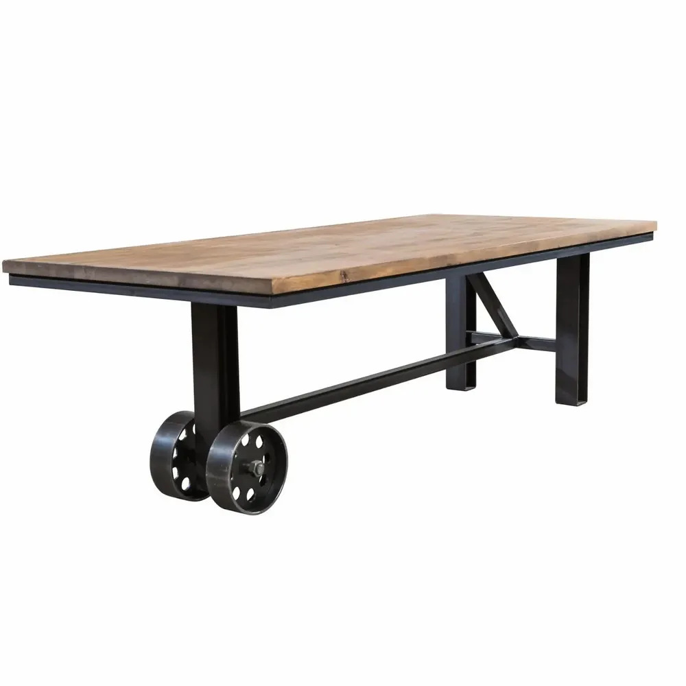 Bureaux d'entreprise - SL-020 Industrial Fixed-Height Wheelbase Table - STURDY-LEGS