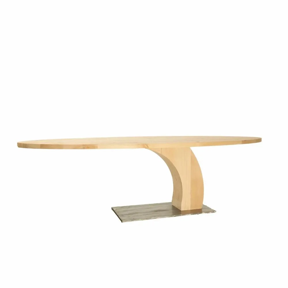 Tables de réunion - SL-042 Custom Solid Wood Table - STURDY-LEGS