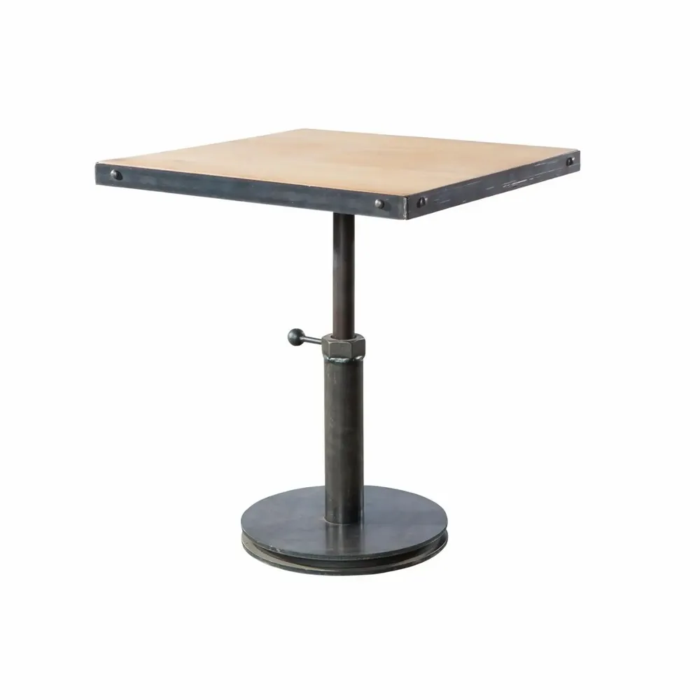 Tables de réunion - SL-027 – Solid Industrial Bistro Table - STURDY-LEGS