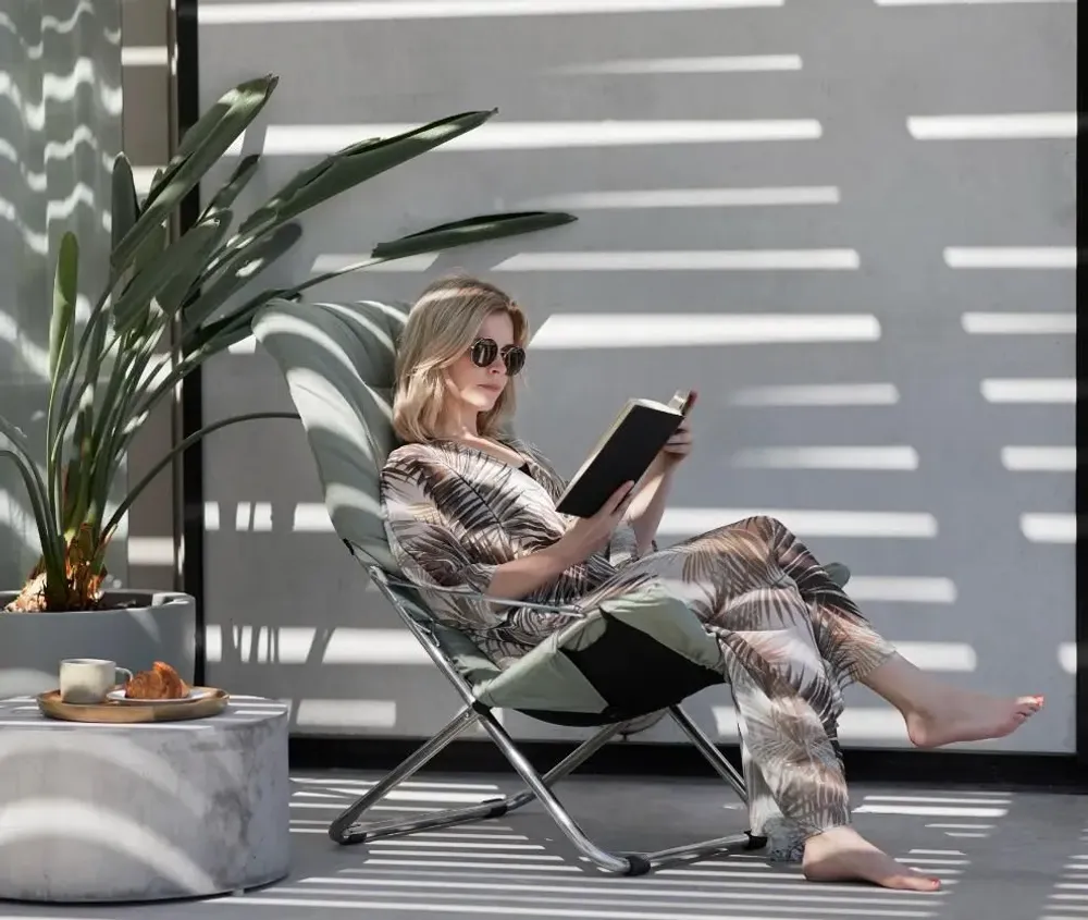 Lawn armchairs - FIESTA SOFT- Anatomical and adjustable outdoor armchair - FIAM SRL