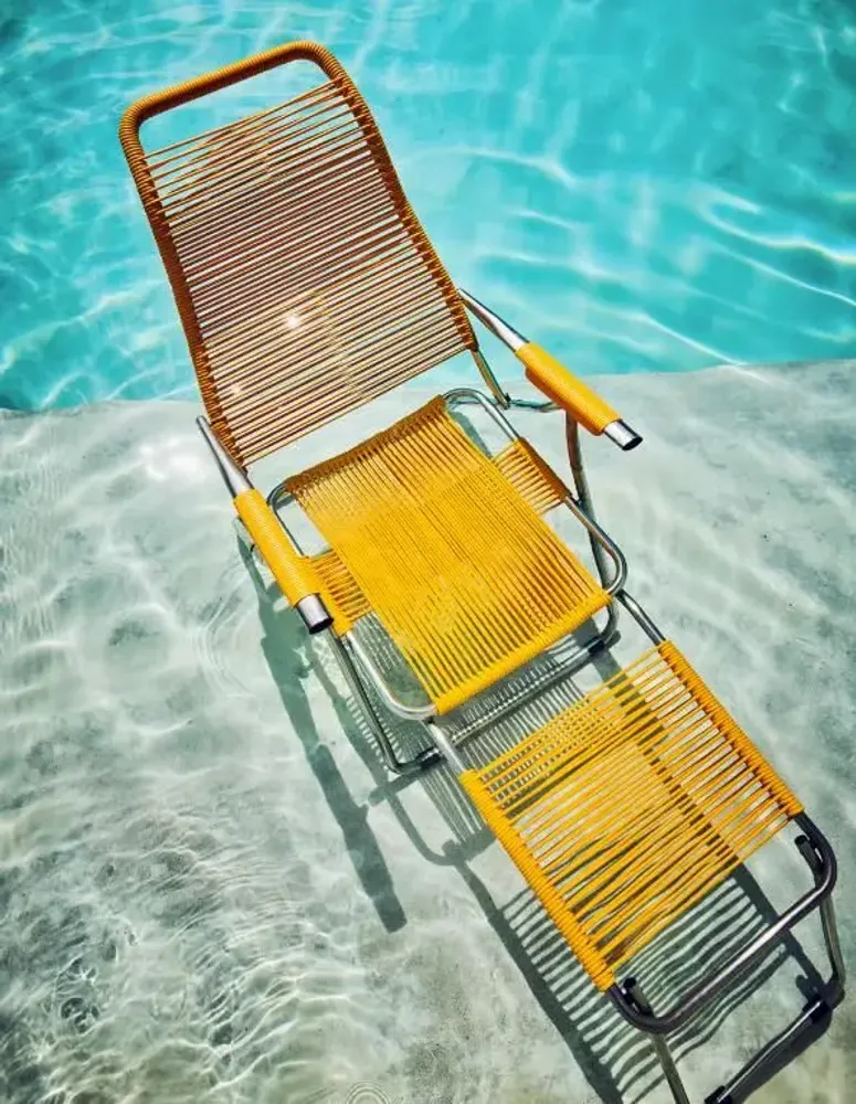 Lawn armchairs - SPAGHETTI - Outdoor Relax armchair with strings in PVC - FIAM SRL