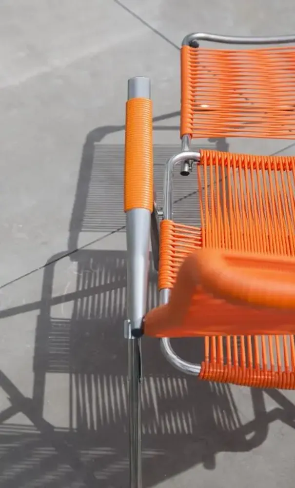 Lawn armchairs - SPAGHETTI - Outdoor Relax armchair with strings in PVC - FIAM SRL