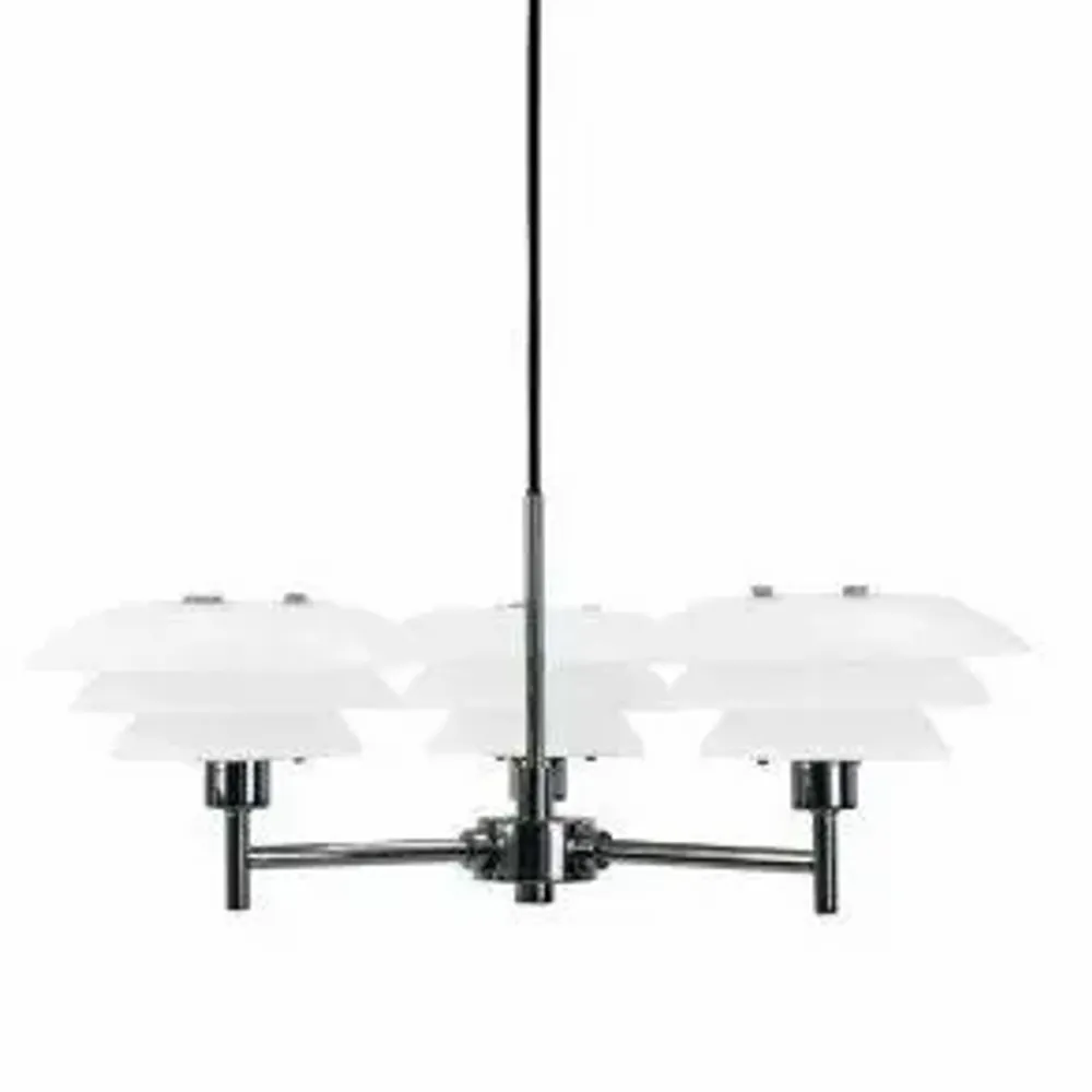 Ceiling lights - DL20 opal chandelier - DYBERG LARSEN