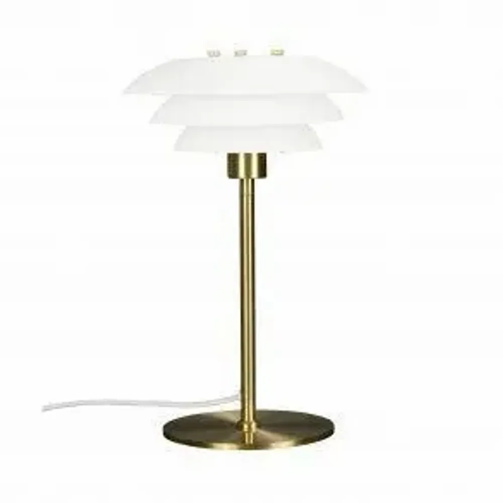 Table lamps - DL20 opal/ brass table lamp - DYBERG LARSEN