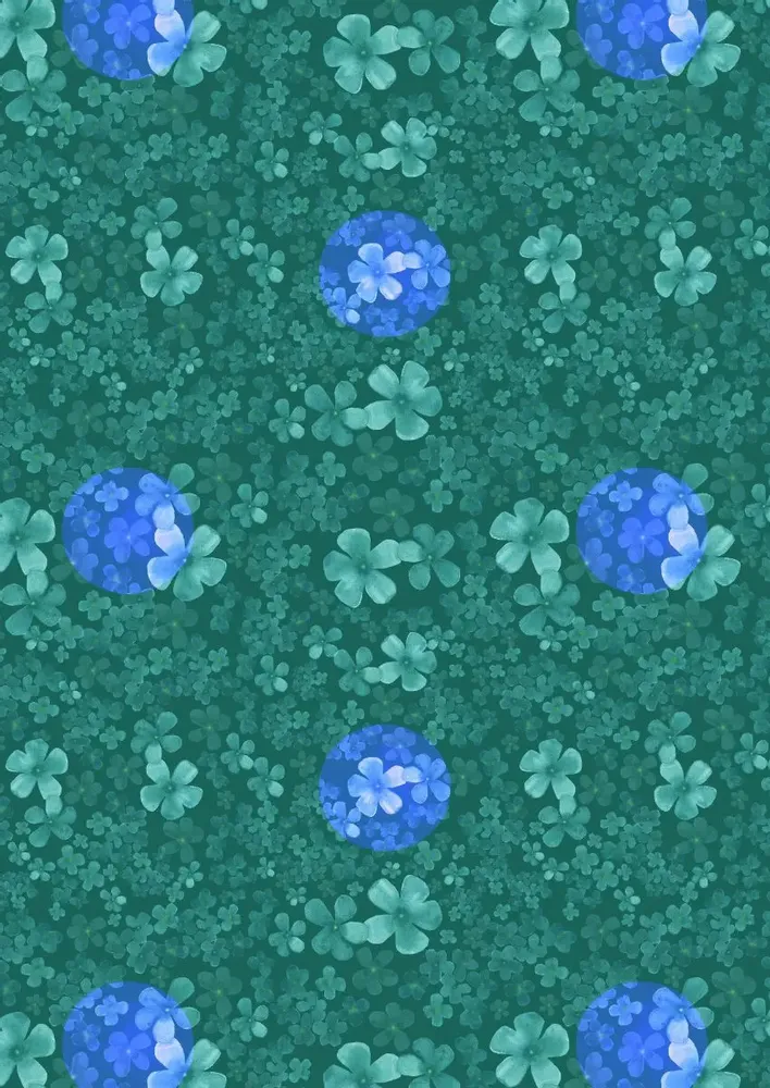 Textile and surface design - F250010 Marie Pattern Design - PAOLA PAGANO