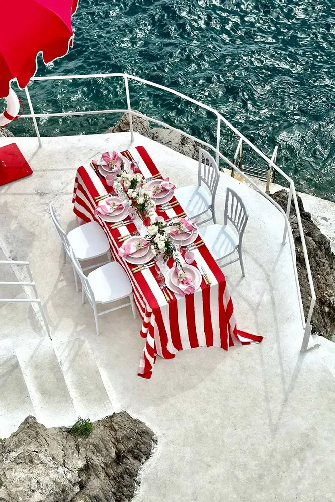 Nappes - Nappes et serviettes en lin STRIPE - SUMMERILL AND BISHOP