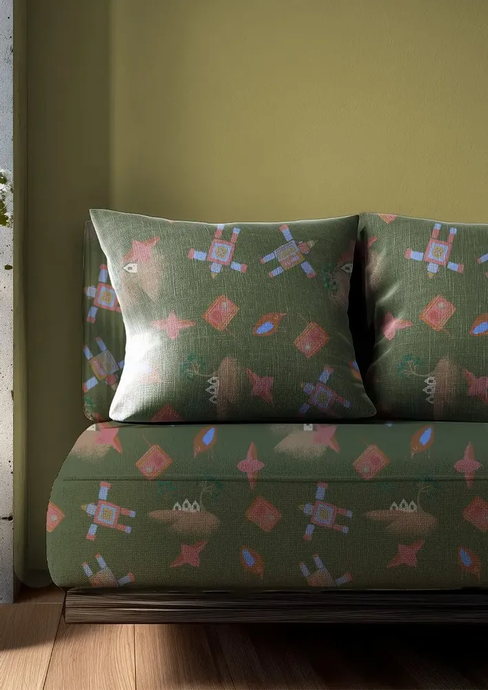 Textile and surface design - C026007 Radio Lucinda & Tin Man Pattern Design - PAOLA PAGANO