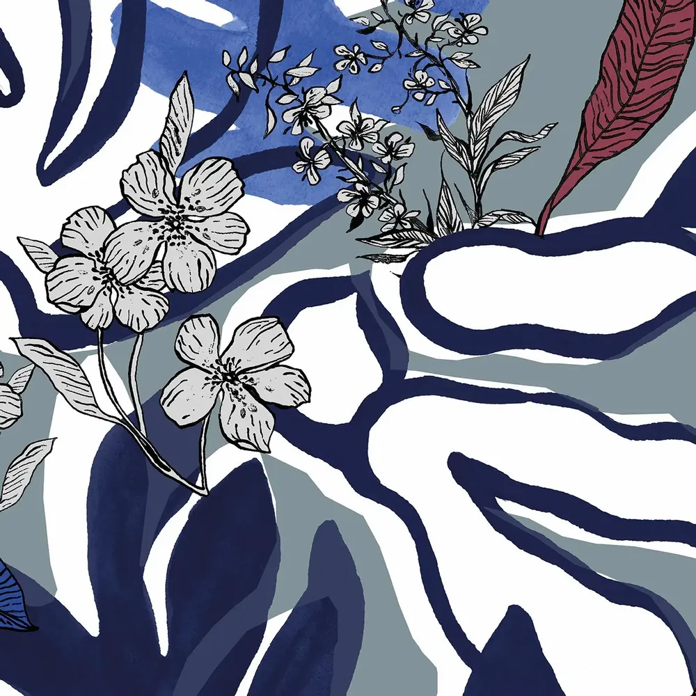 Tapisseries - Papier peint panoramique Aquatic Flowers - LE PAPIERS DE NINON