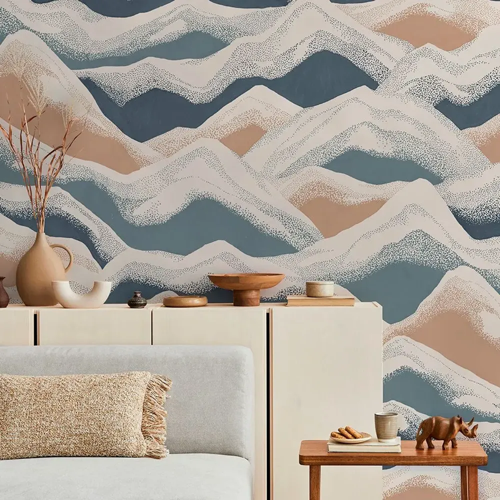 Tapestries - Panoramic wallpaper Everlasting Snow - LE PAPIERS DE NINON