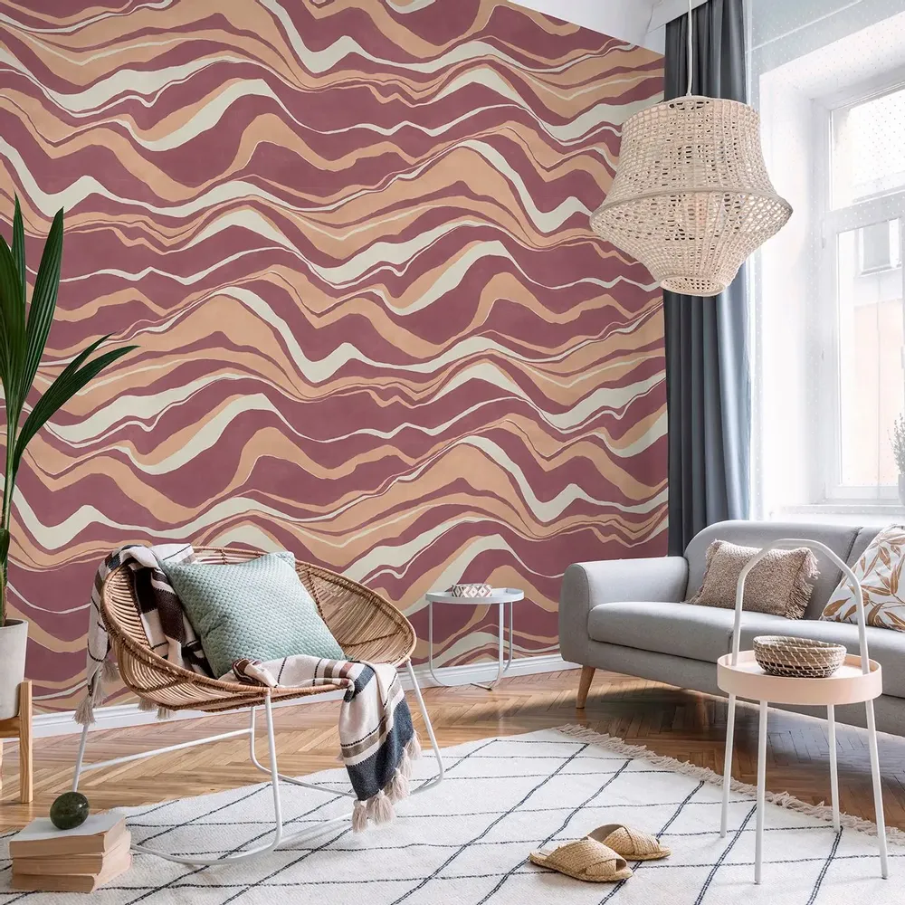 Tapestries - Panoramic wallpaper Gem Mountains - LE PAPIERS DE NINON