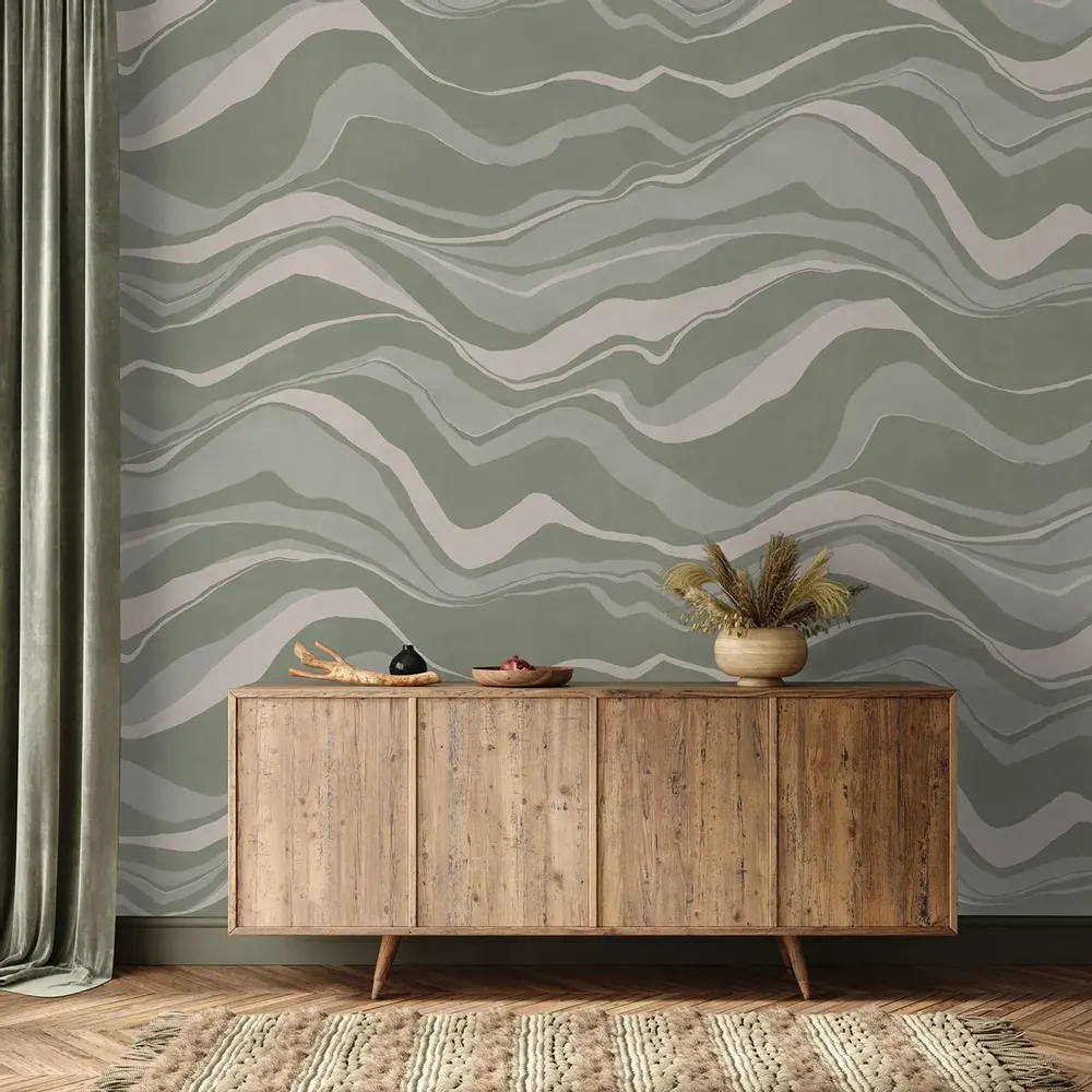 Tapestries - Panoramic wallpaper Gem Mountains - LE PAPIERS DE NINON