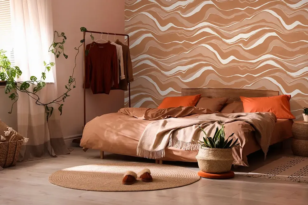 Tapestries - Panoramic wallpaper Gem Mountains - LE PAPIERS DE NINON