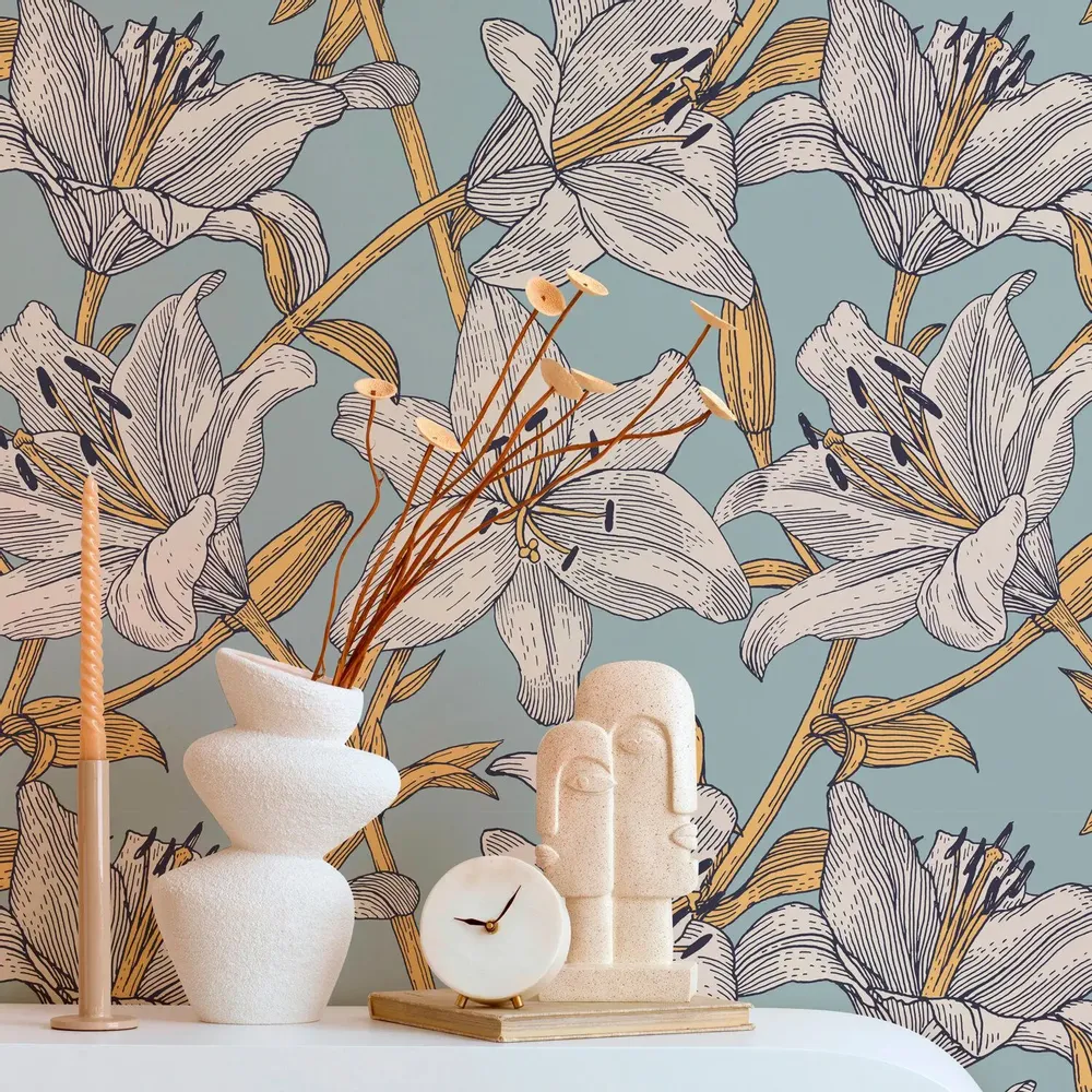 Tapisseries - Papier peint panoramique Lysiane - LE PAPIERS DE NINON