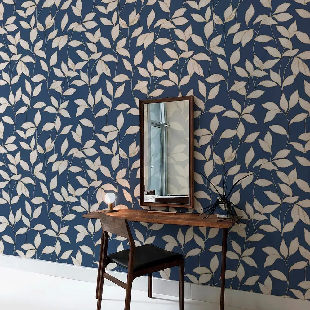 Tapestries - Panoramic wallpaper Leaves - LE PAPIERS DE NINON