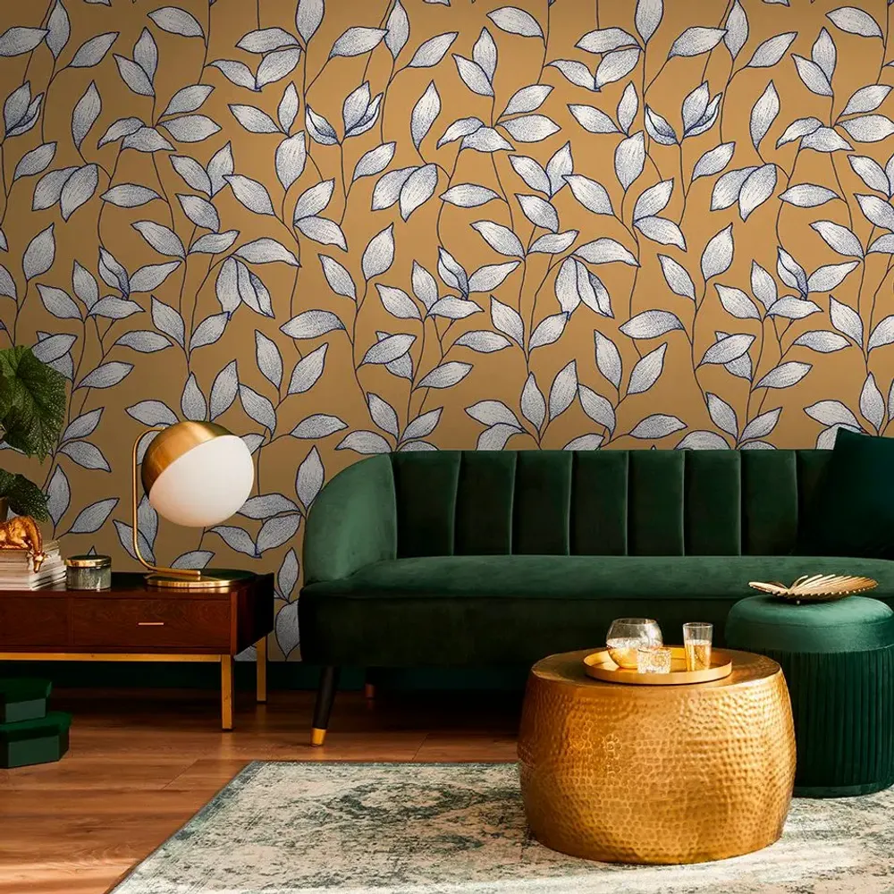 Tapisseries - Papier peint panoramique Leaves - LE PAPIERS DE NINON