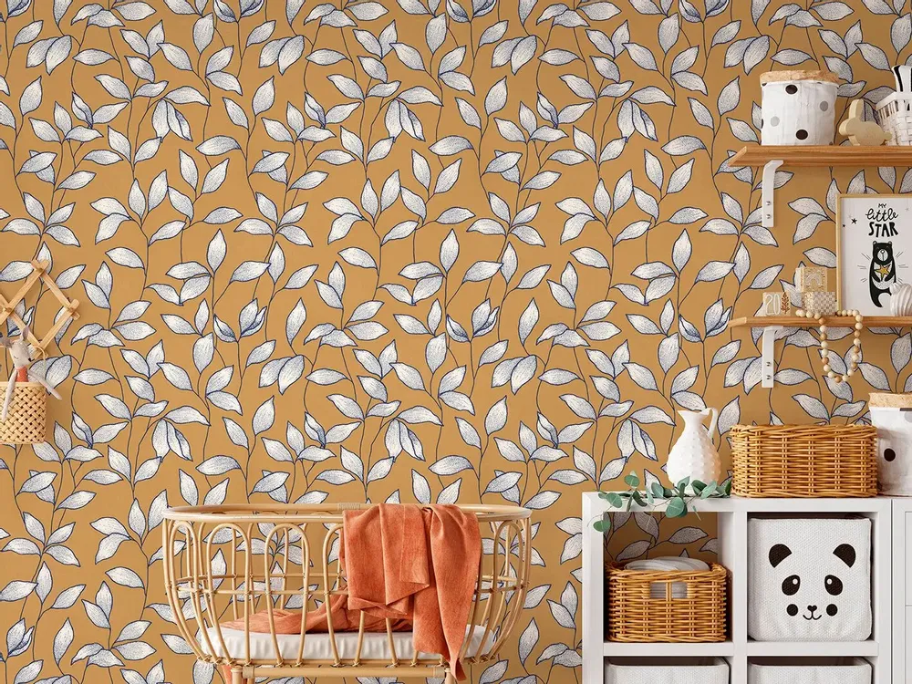 Tapisseries - Papier peint panoramique Leaves - LE PAPIERS DE NINON