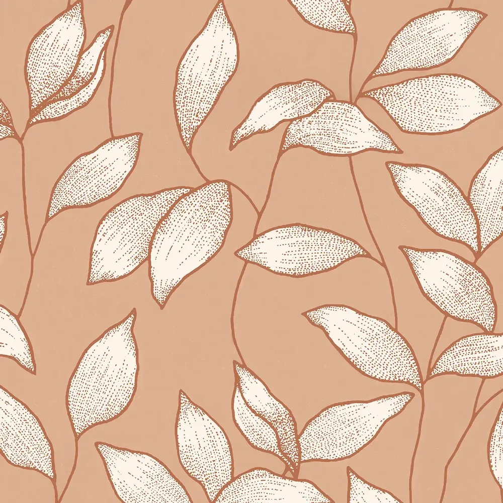 Tapestries - Panoramic wallpaper Leaves - LE PAPIERS DE NINON